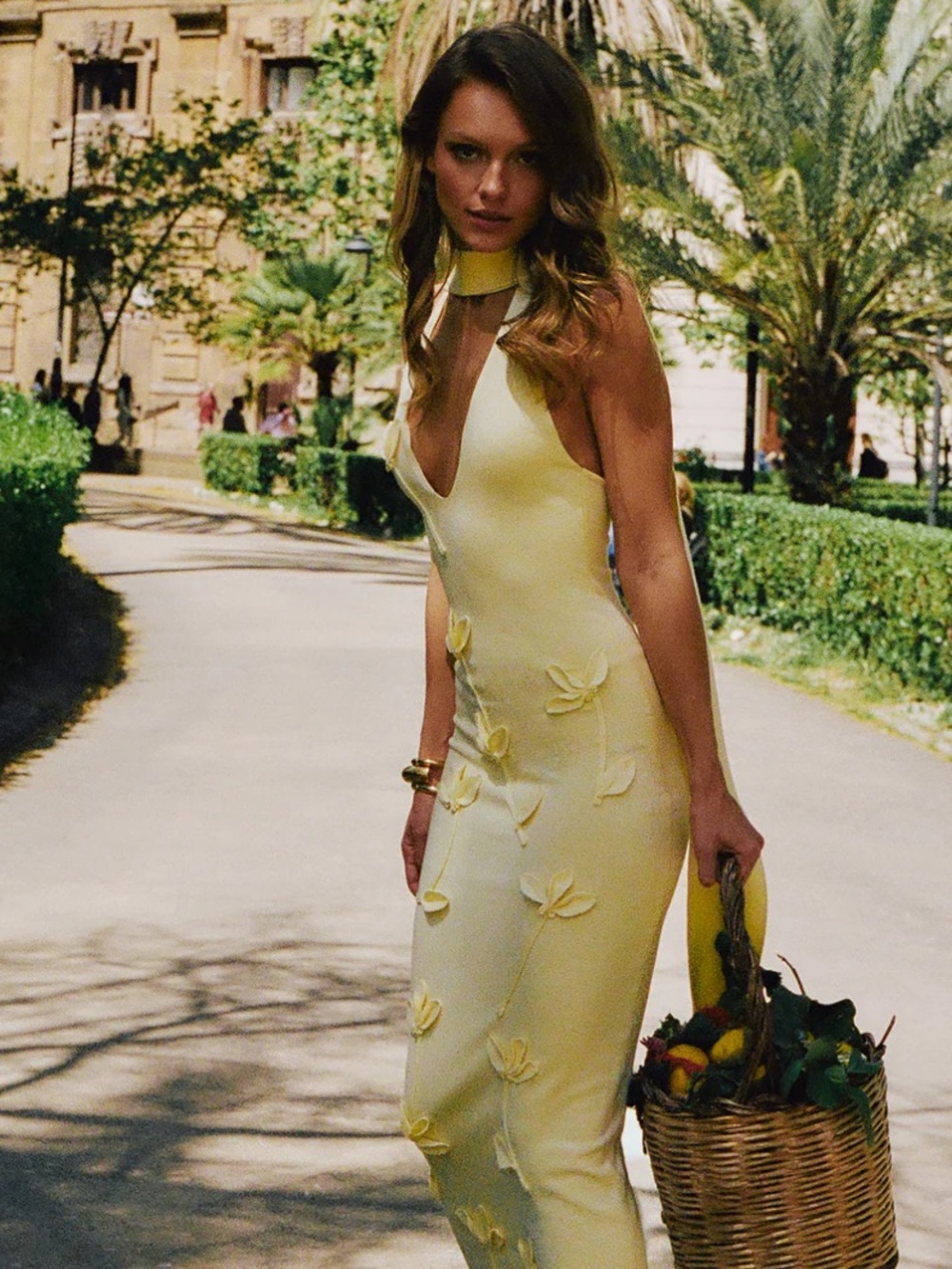 Meshki Floral Knit Midi Dress - Picture 5 of 5